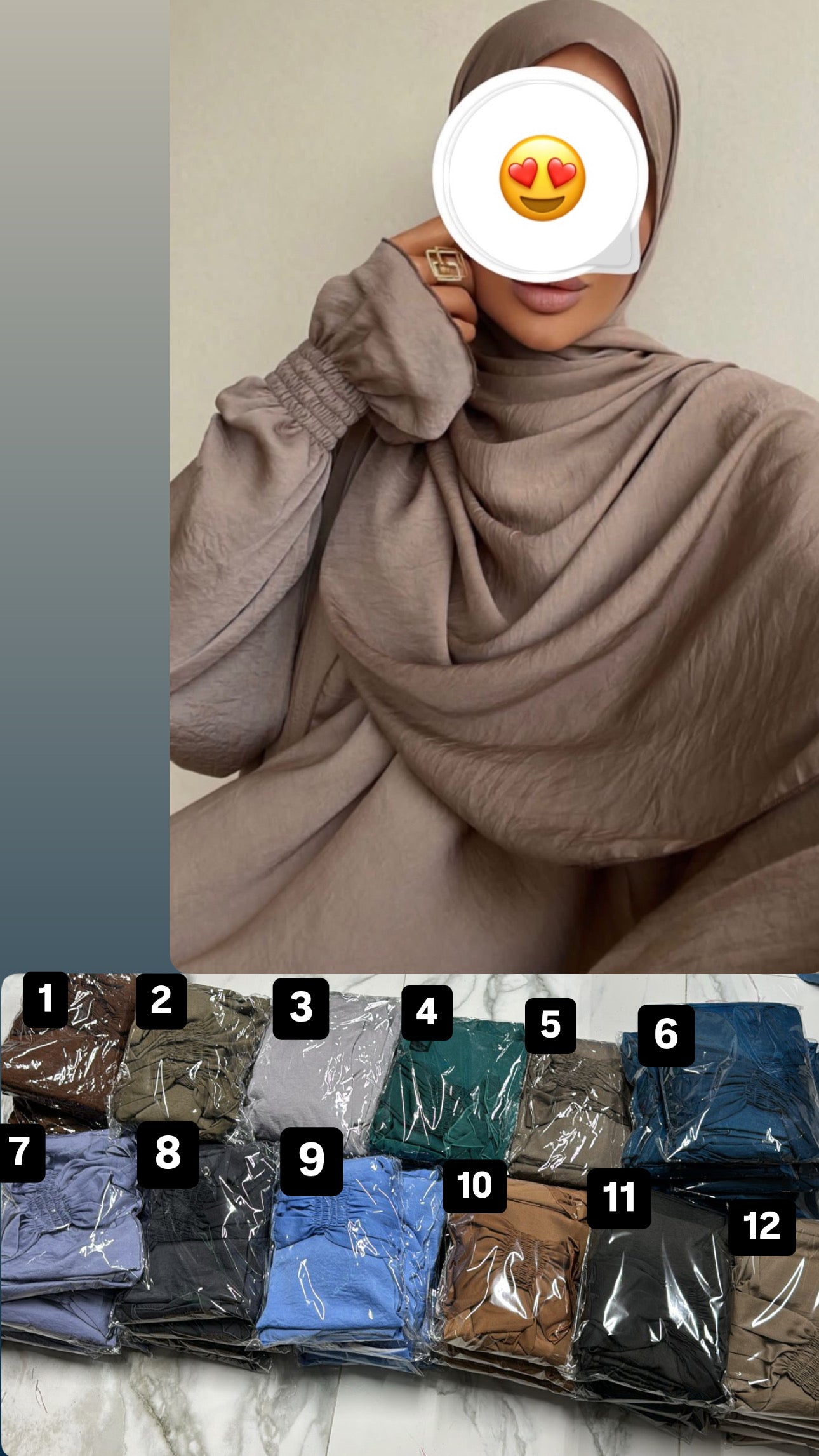 Prayer dress with scarf