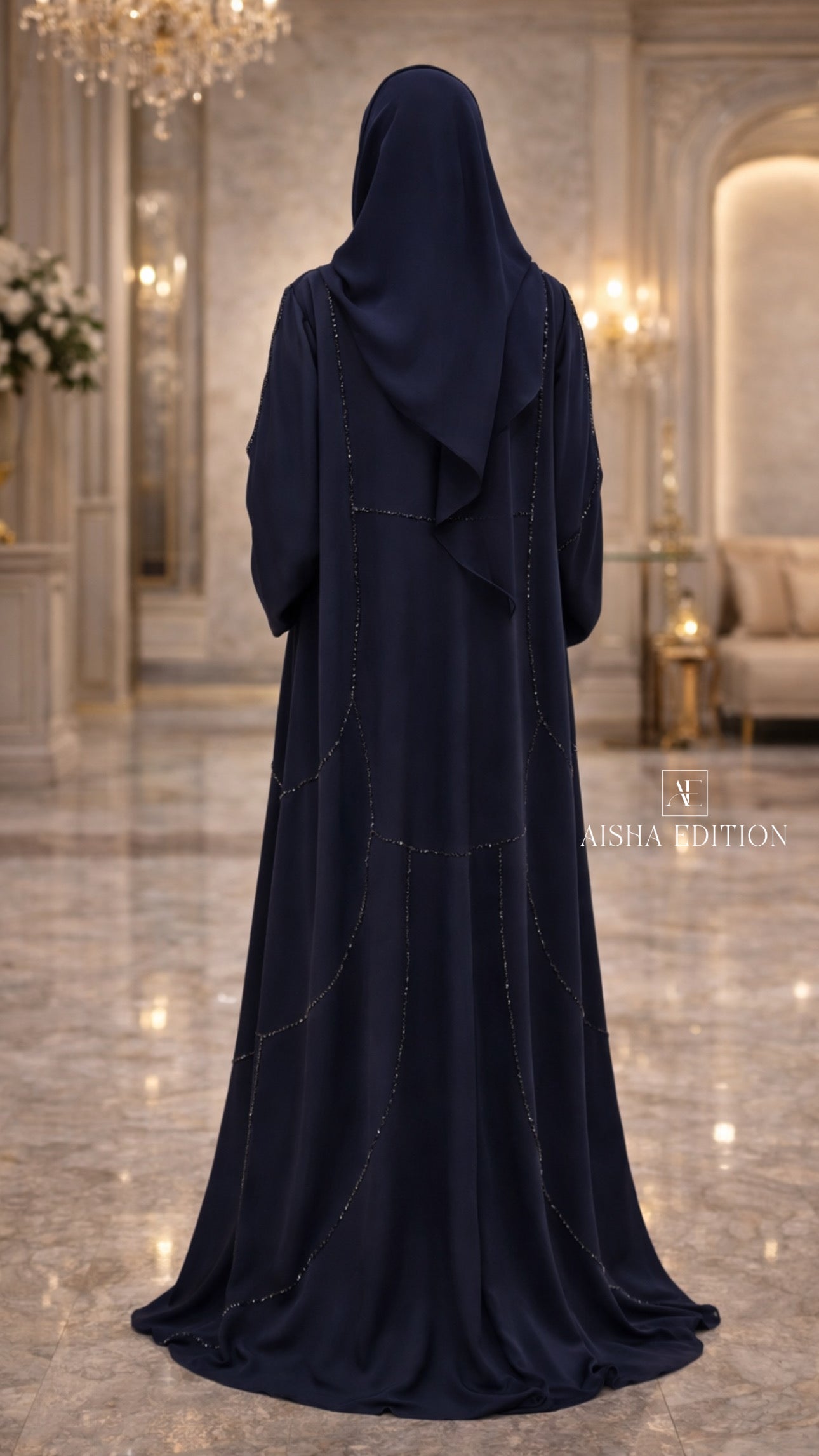 Celestial Navy Abaya