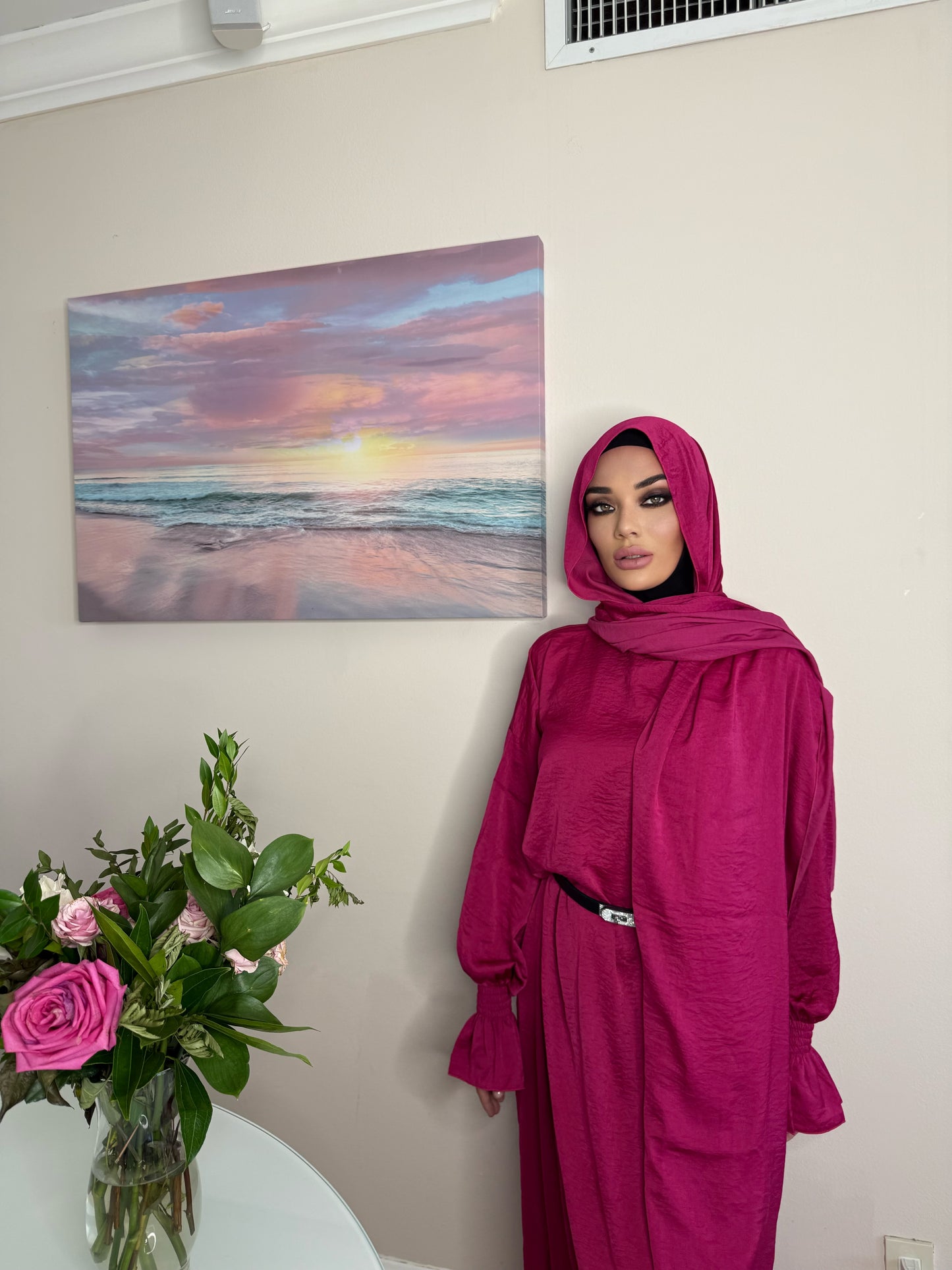 Prayer dress with scarf