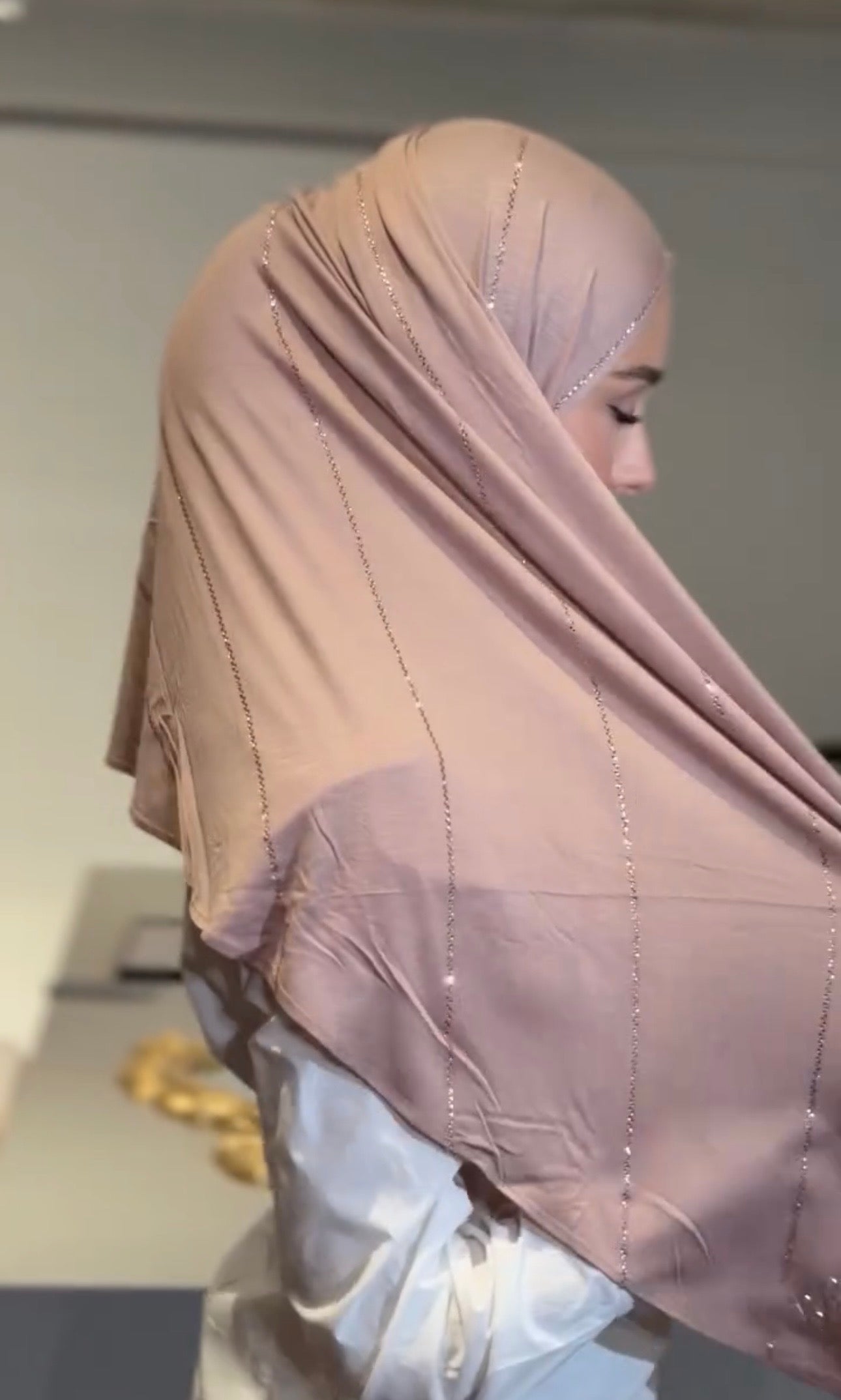 Blush Veil Jersey Hijab