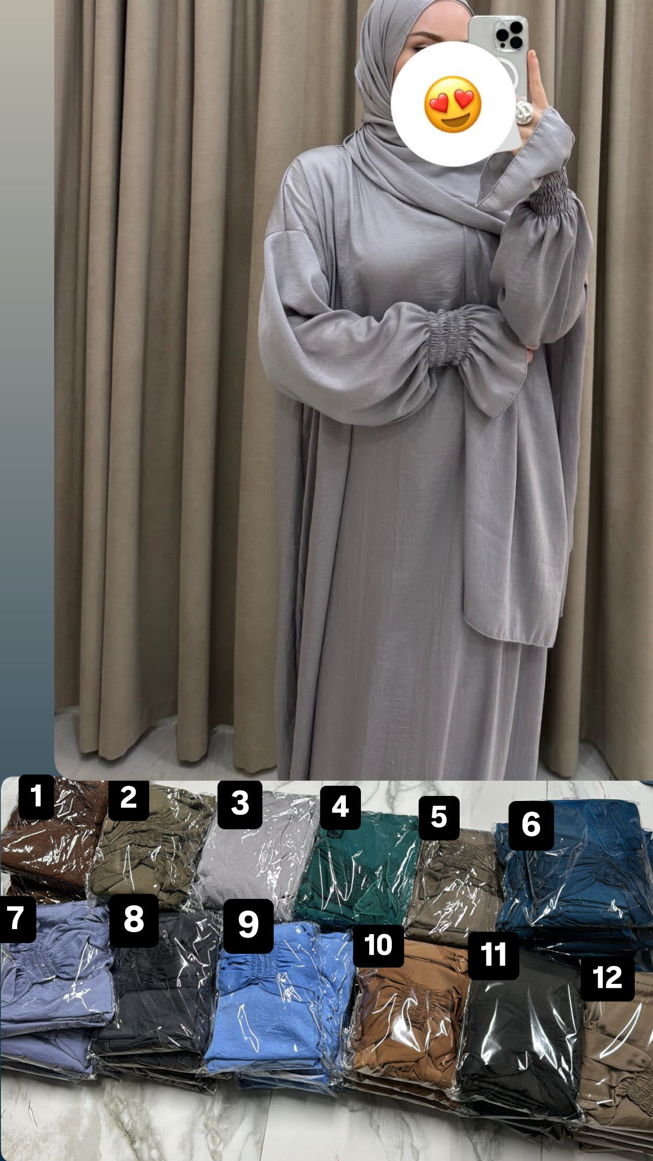 Prayer dress with scarf