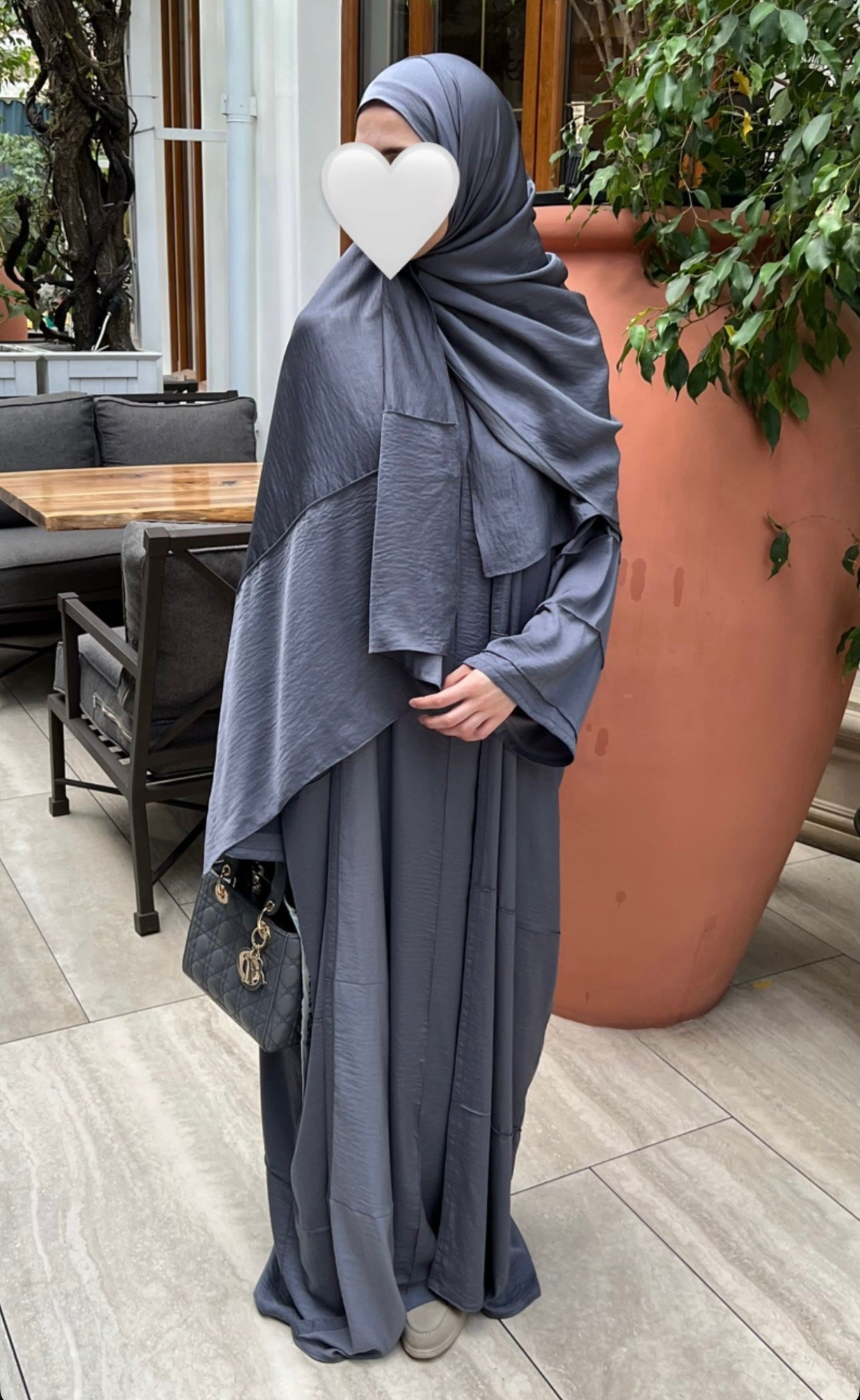 Casual abaya set