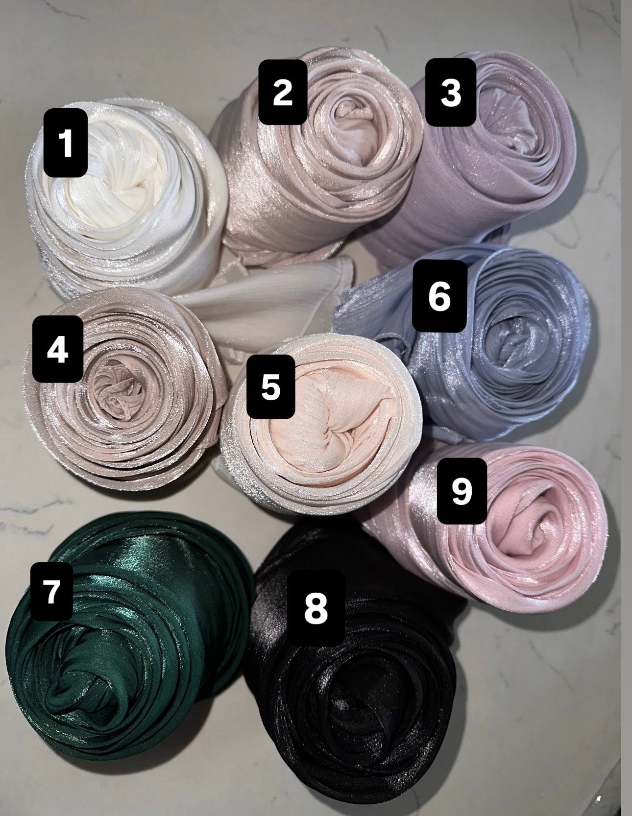 Limited edition organza scarf