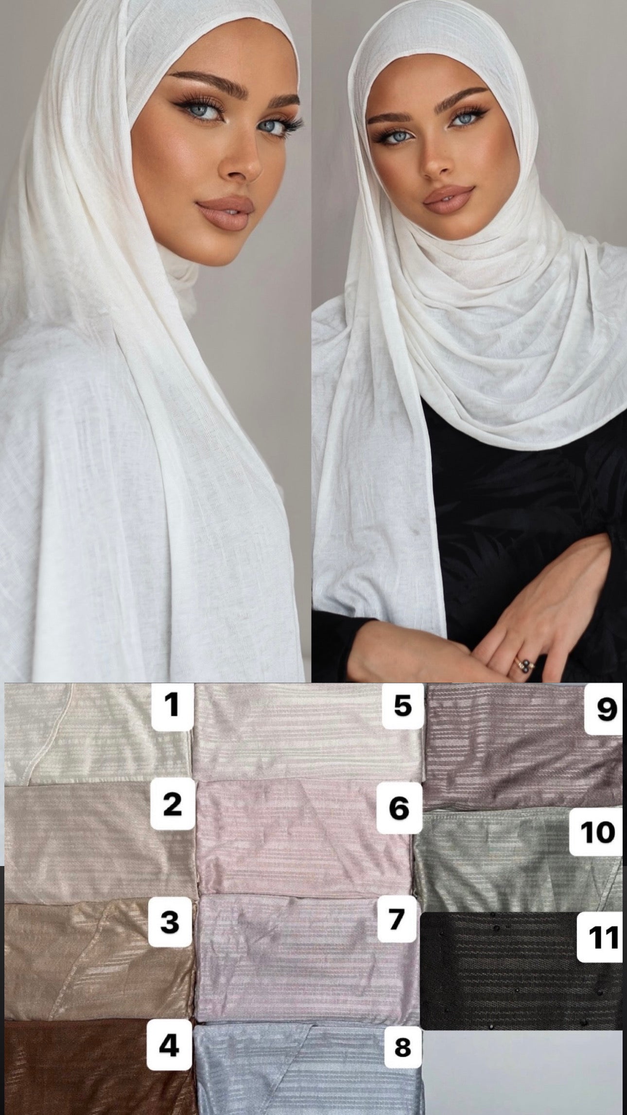 Premium quality ready-made hijabs from the UAE