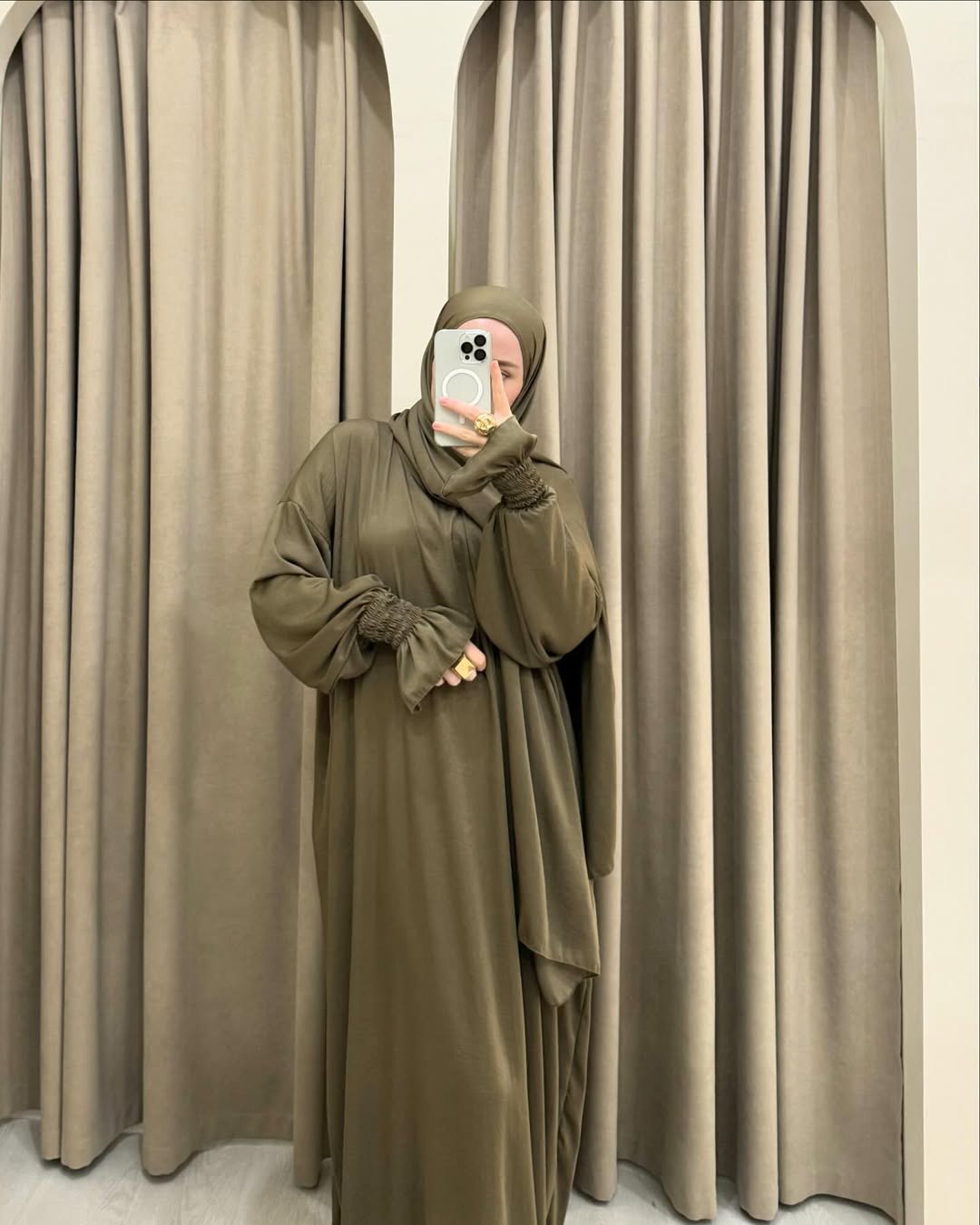 Prayer dress with scarf