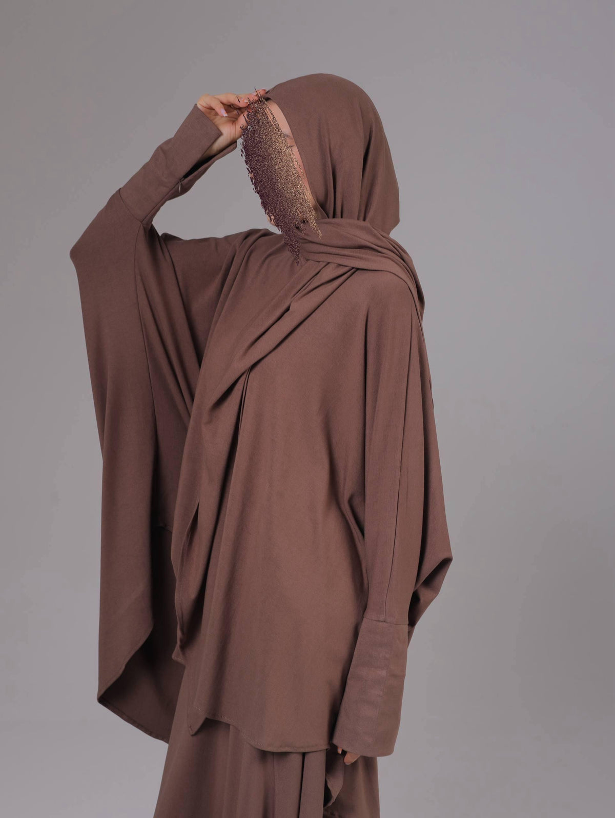 Luxury 3-Piece Modest Set | Mocha Brown (pre -order)