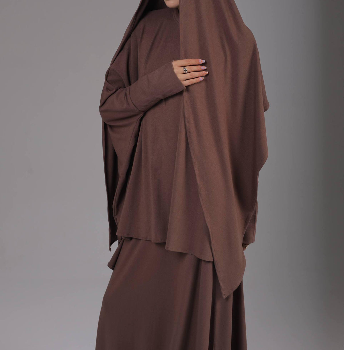 Luxury 3-Piece Modest Set | Mocha Brown (pre -order)
