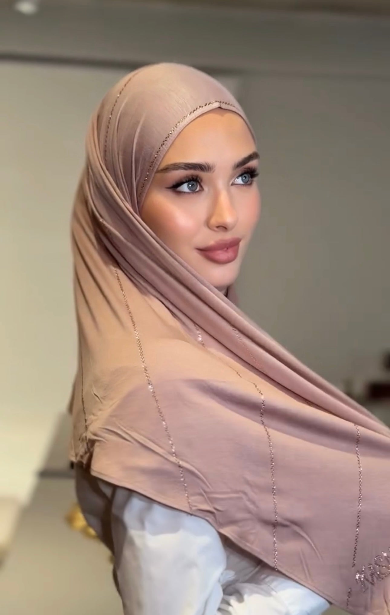 Blush Veil Jersey Hijab