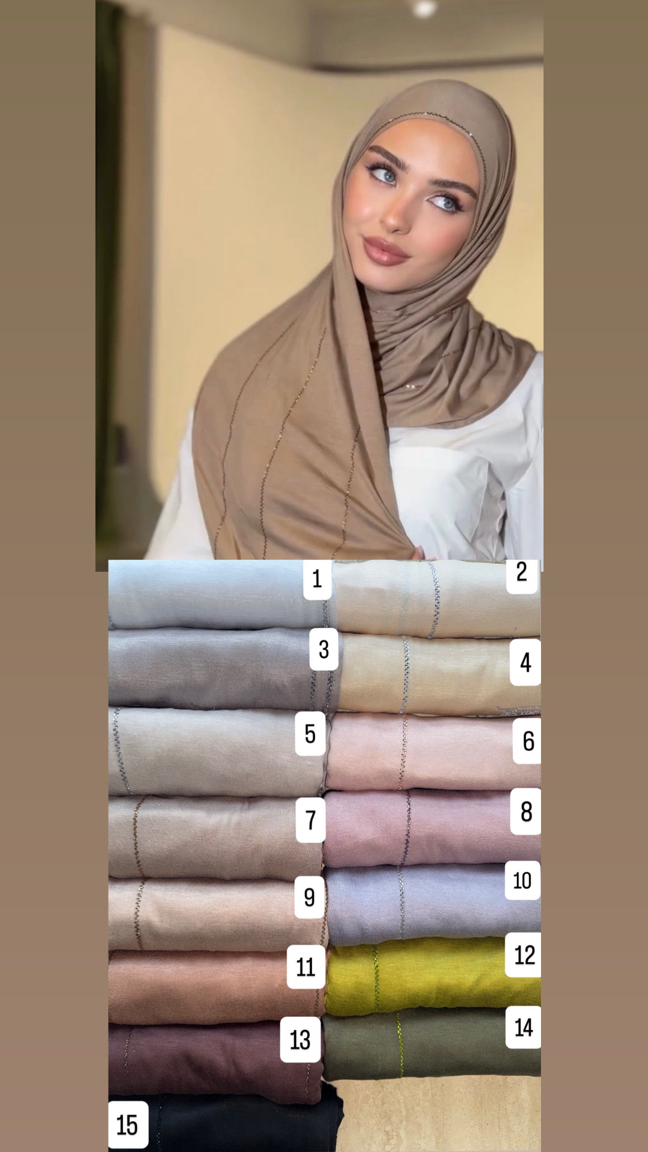 Desert Glow Jersey Hijab