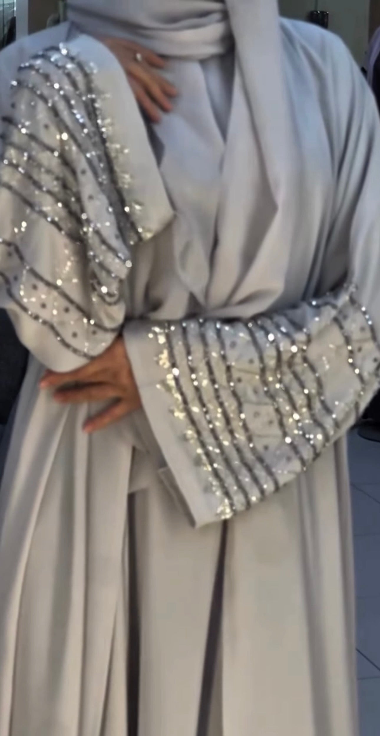 Lumière Veil Abaya