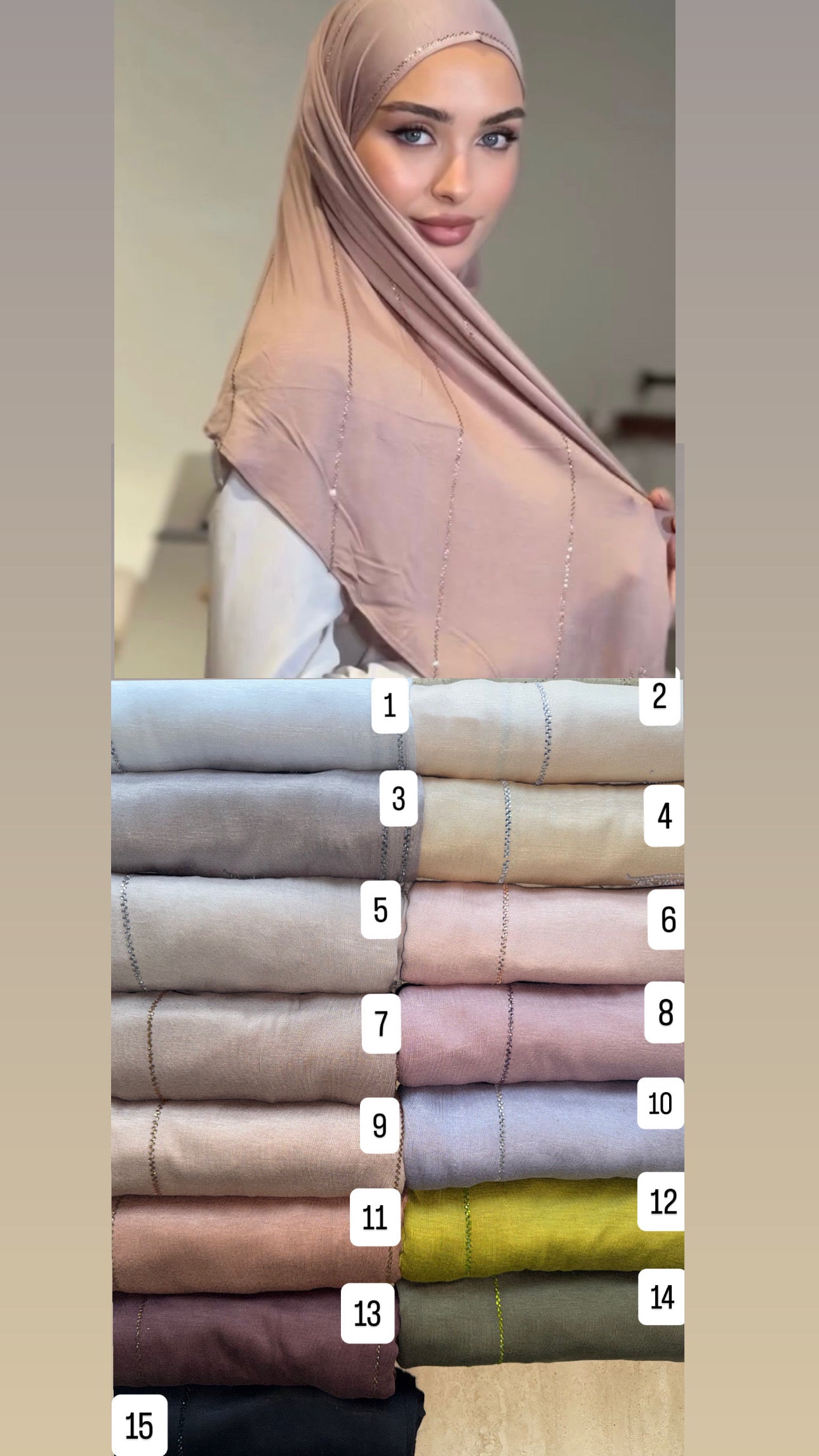 Blush Veil Jersey Hijab