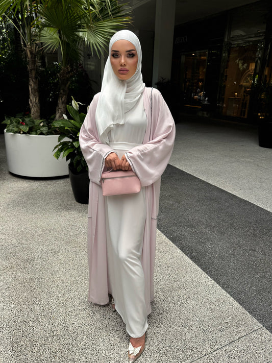 Exclusive arabic pink abaya