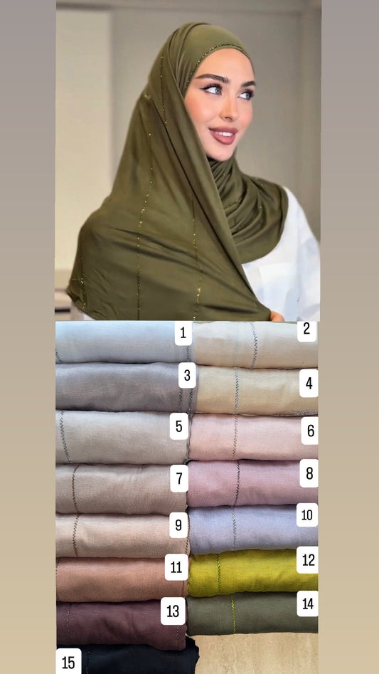 Olive Glow Limited Collection Ready Hijab