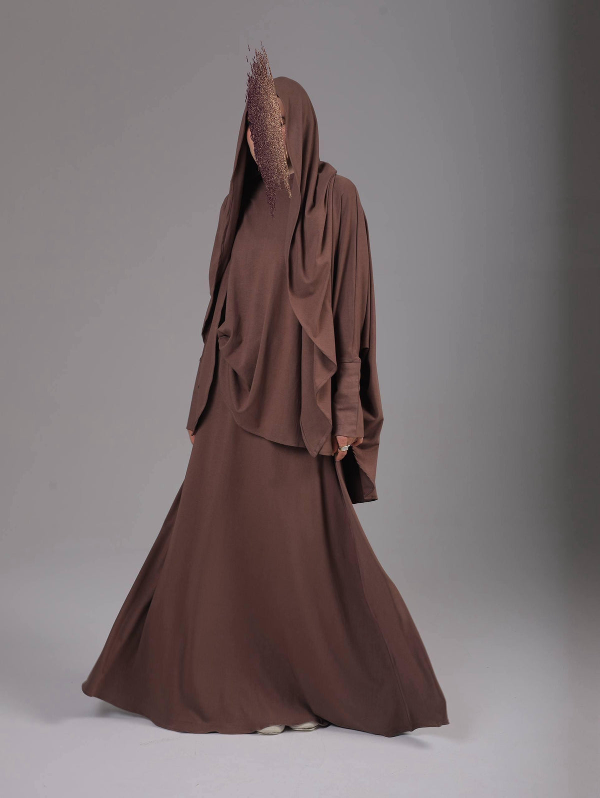 Luxury 3-Piece Modest Set | Mocha Brown (pre -order)