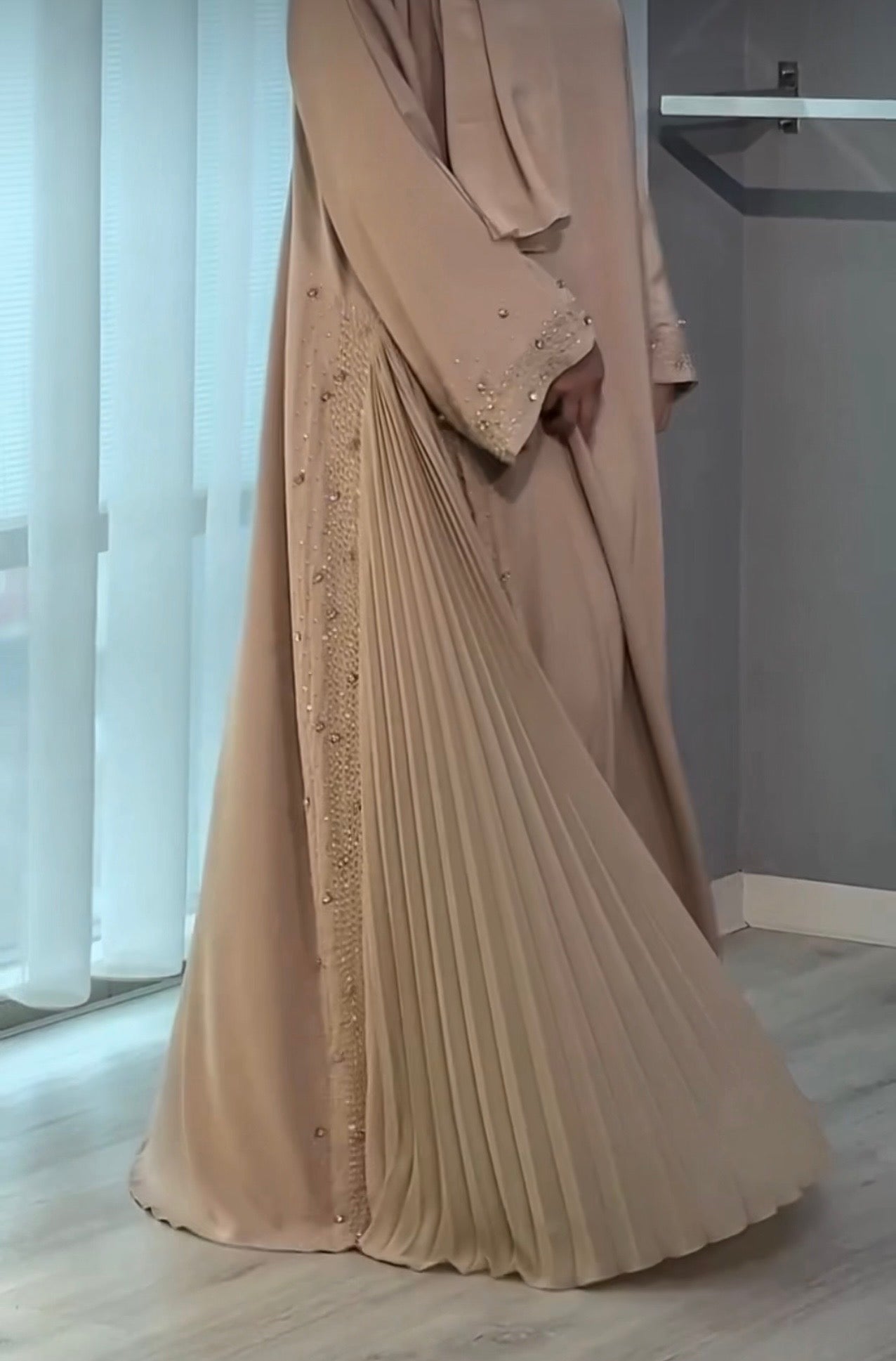 Celeste Pleated Abaya