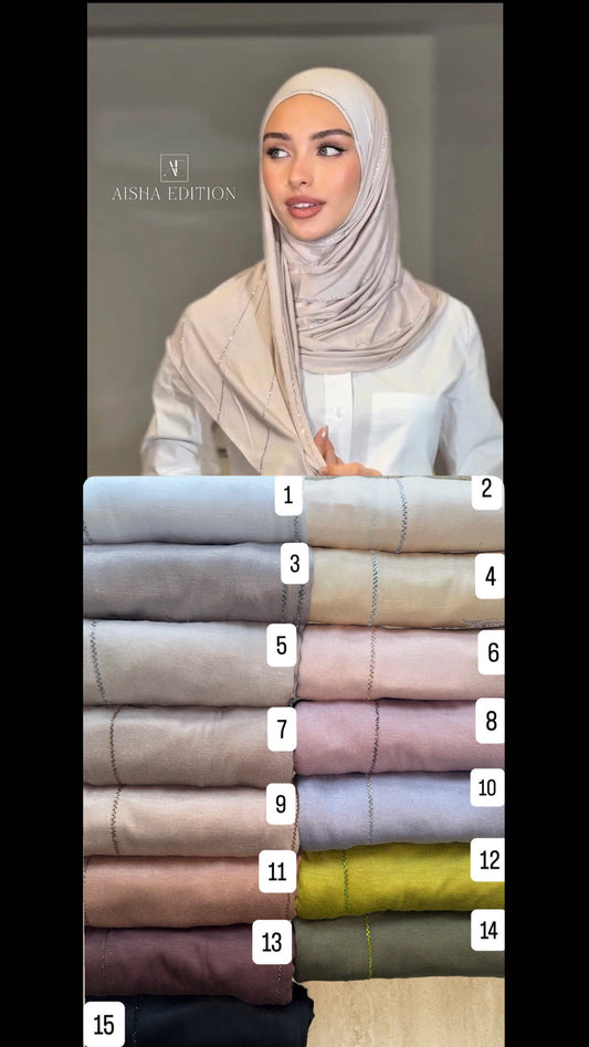 Limited Crystal Jersey Hijab