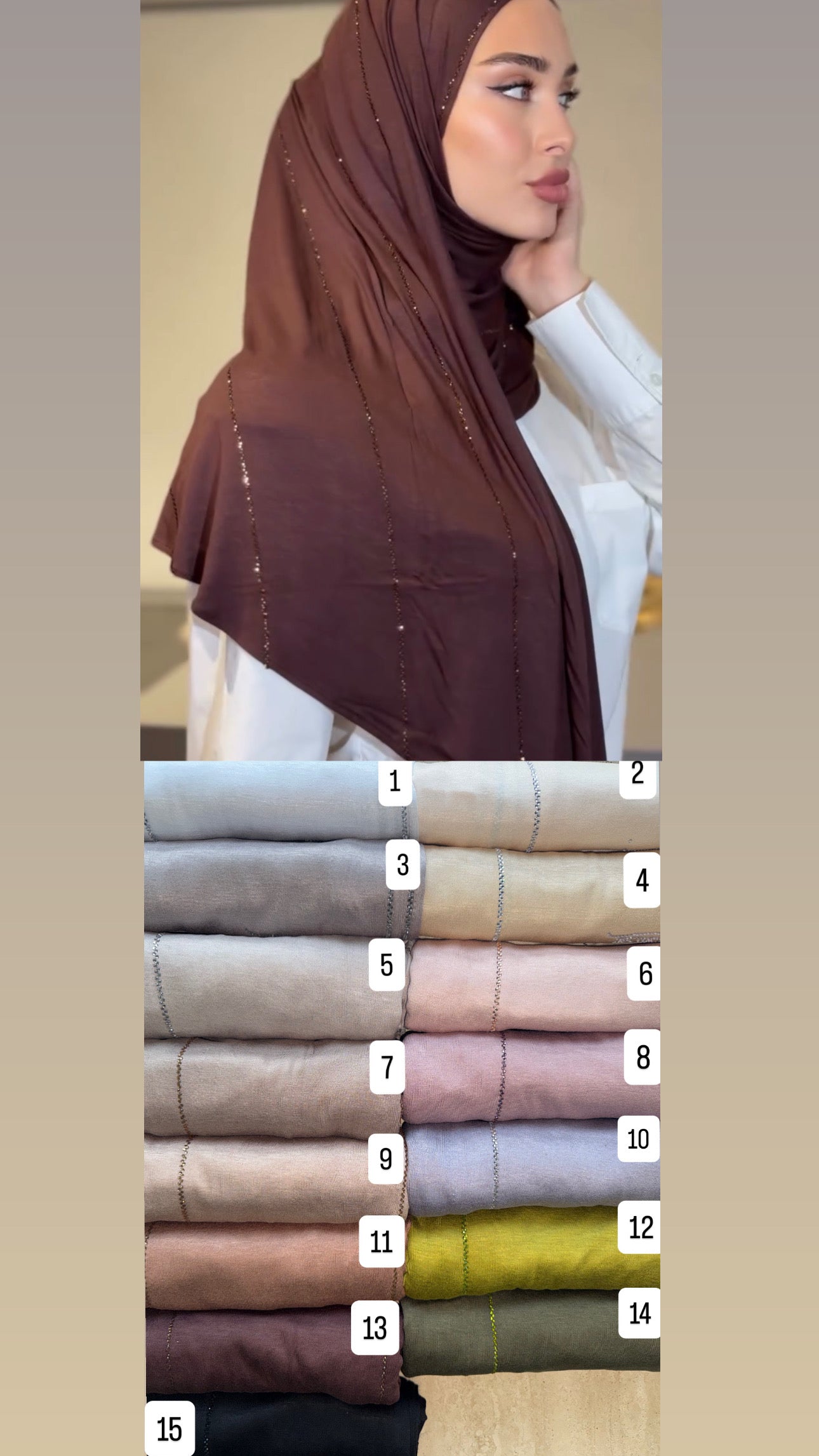 Limited Edition Ready Hijab “Chocolate Glow”