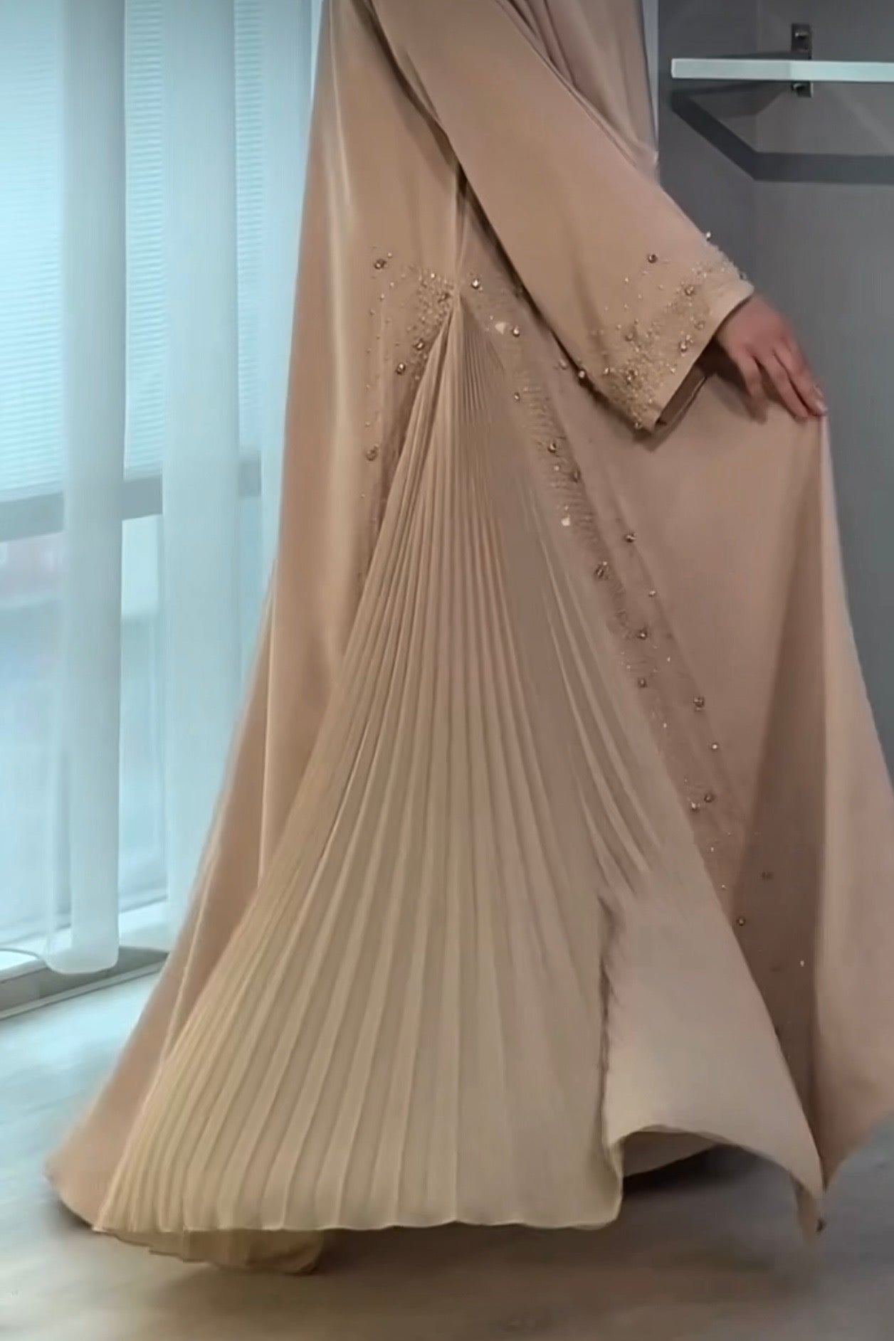 Celeste Pleated Abaya