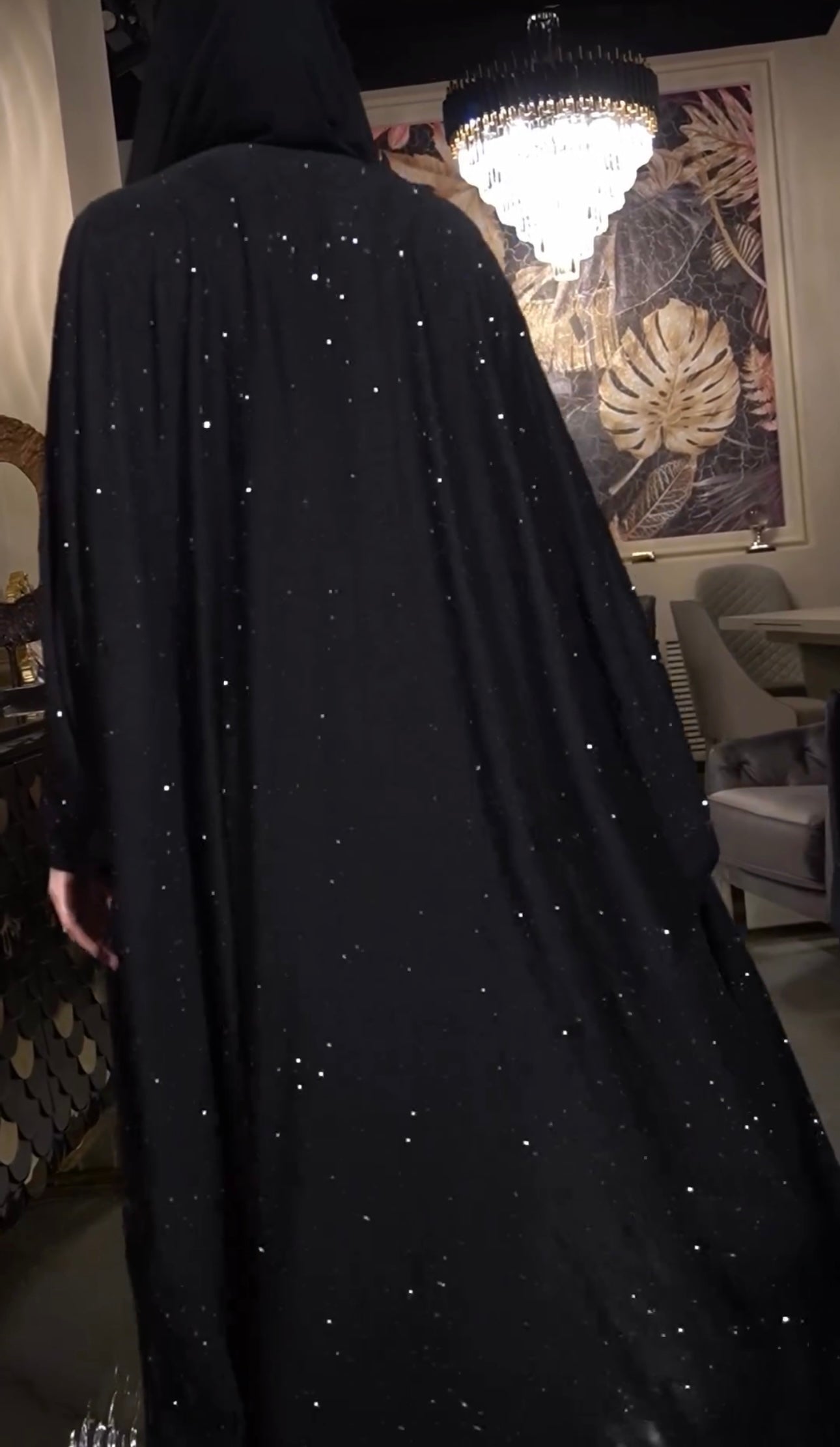 Exclusive arabic flying abaya