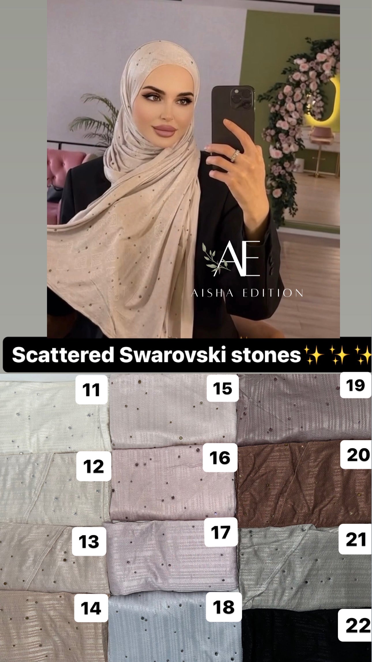 Premium quality ready-made hijabs from the Arab Emirates